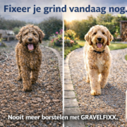 Blije pootjes en perfectie tot in elk detail, met GRAVELFIXX. Blije pootjes en perfectie tot in elk detail, met GRAVELFIXX.