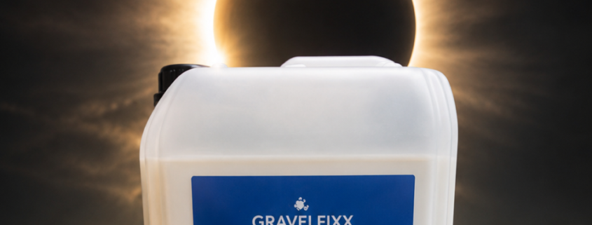 Terwijl de zon verstoppertje speelt, houdt GRAVELFIXX je grind in de kijker.